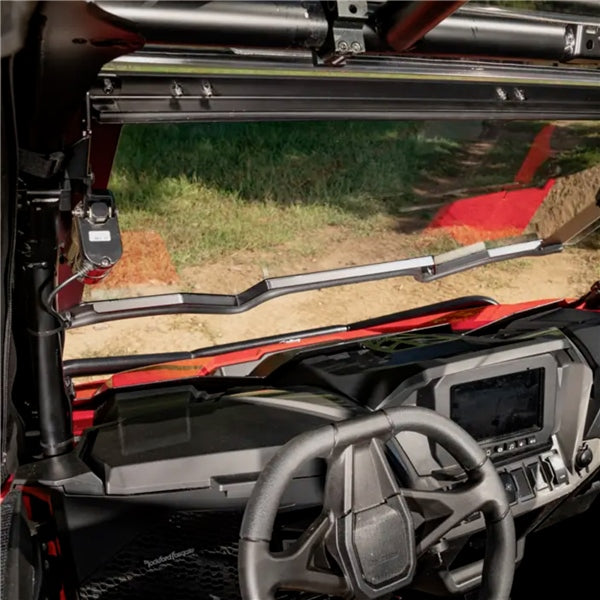 SuperATV Flip Windshield For Polaris RZR XP '24-'26 Clear - Driven Powersports