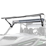 SuperATV Maxdrive Power Flip Windshield For Yamaha Wolverine '21-'26 Clear - Driven Powersports