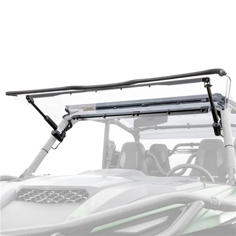 SuperATV Maxdrive Power Flip Windshield For Yamaha Wolverine '21-'26 Clear - Driven Powersports
