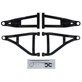 SuperATV High Clearance A-Arm For Honda Pioneer '16-'25 Black - Driven Powersports