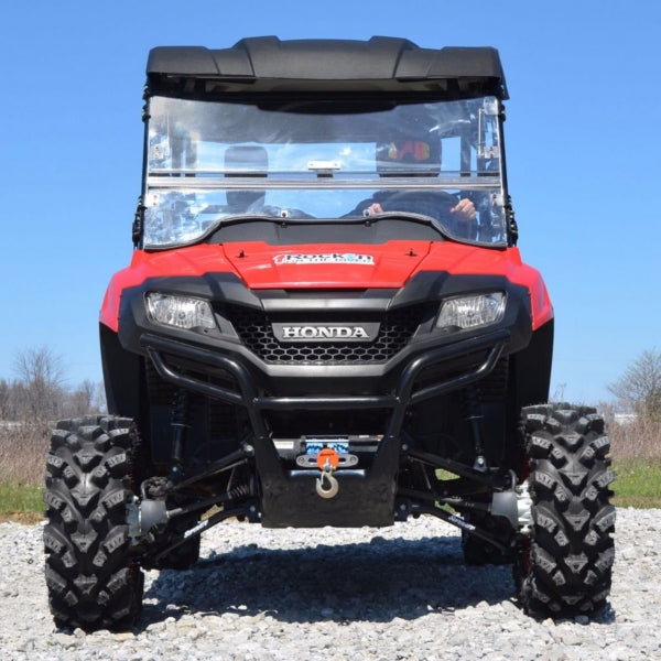 SuperATV High Clearance A-Arm For Honda Pioneer '14-'26 Black - Driven Powersports