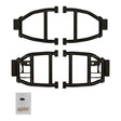 SuperATV High Clearance A-Arm For Polaris Ranger '13-'19 Black - Driven Powersports
