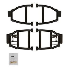 SuperATV High Clearance A-Arm For Polaris Ranger '13-'19 Black - Driven Powersports