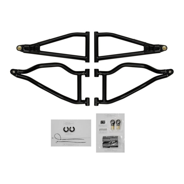 SuperATV High Clearance A-Arm For Polaris RZR XP '11-'13 Black - Driven Powersports