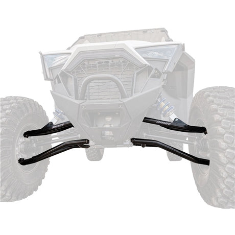 SuperATV High Clearance A-Arm For Polaris RZR Pro XP '20-'26 Black - Driven Powersports