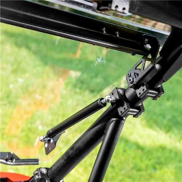 SuperATV Scratch Resistant Flip Windshield For Polaris RZR XP '24-'26 Clear - Driven Powersports