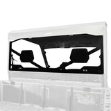 SuperATV Rear Glass Windshield with Roof For Can-Am Defender '16-'26 - Driven Powersports