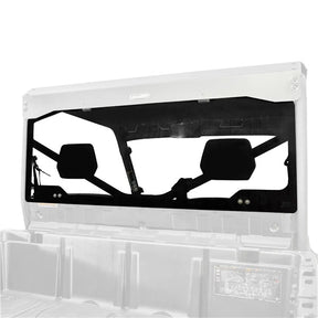 SuperATV Rear Glass Windshield with Roof For Can-Am Defender '16-'26 - Driven Powersports