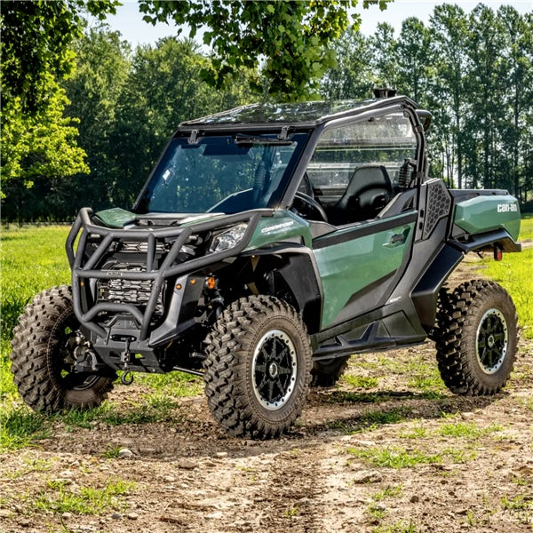 SuperATV Flip Glass Windshield Maxdrive with wiper For Can-Am '18-'26 - Driven Powersports