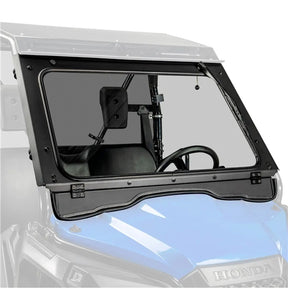 SuperATV Glass Windshield with wiper For Honda Pioneer 520-2 '21-'26 - Driven Powersports