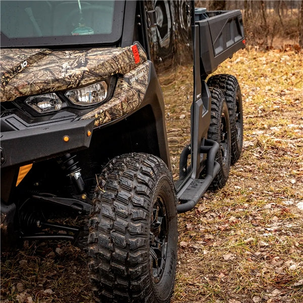 SuperATV Nerf Bar For Can-Am Defender '16-'26 Black - Driven Powersports