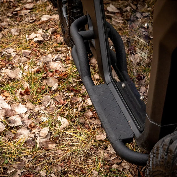 SuperATV Nerf Bar For Can-Am Defender '16-'26 Black - Driven Powersports
