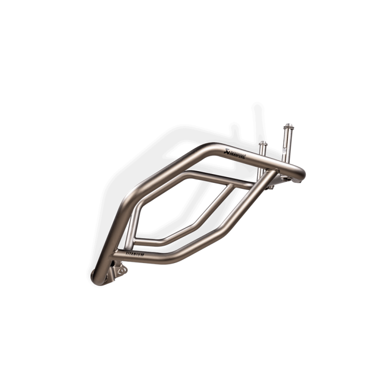 AKRAPOVIC 19-23 R1250GS/ADV UPR FRAME PROT BAR Titanium Right Side - Driven Powersports