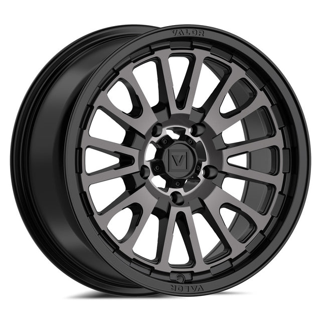 VALOR V14 WHEEL 15X7 5+2 (+20MM) 5X114.3 (CHARCOAL) Charcoal - Driven Powersports