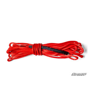 SuperATV Synthetic Winch Rope (WN-RP-3.5K-RED) - Driven Powersports