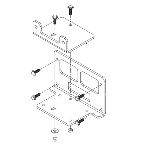 Cycle Country WINCH MOUNT (25-3280) - Driven Powersports