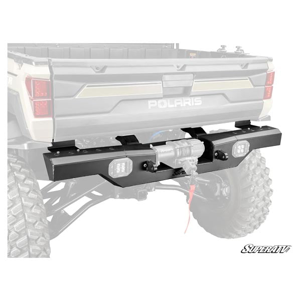 SuperATV SATV WINCHREADY REAR BUMPR POL (RB-P-RAN1K-003-01) - Driven Powersports