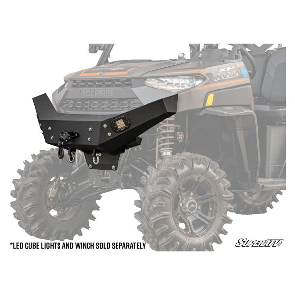 SuperATV SATV FRNT BUMPER W/WIN 4500 PO (FBG-P-RAN1K-WN-45) - Driven Powersports