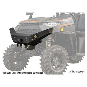 SuperATV SATV FRNT BUMPER W/WIN 6000 PO (FBG-P-RAN1K-WN-60) - Driven Powersports