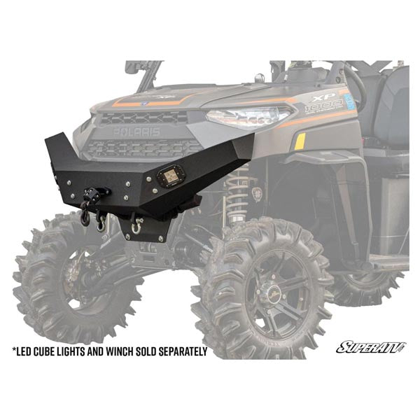 SuperATV SATV FRNT BUMPER W/WIN 6000 PO (FBG-P-RAN1K-WN-60) - Driven Powersports