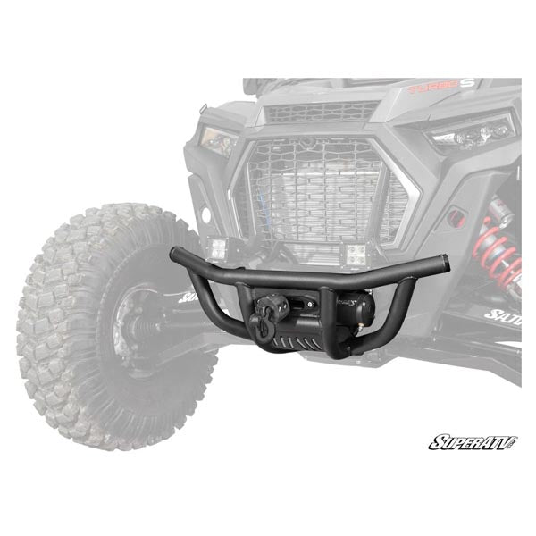 SuperATV SATV FRNT WINCH BUMPER POL (FBG-P-RZRTS-00) - Driven Powersports