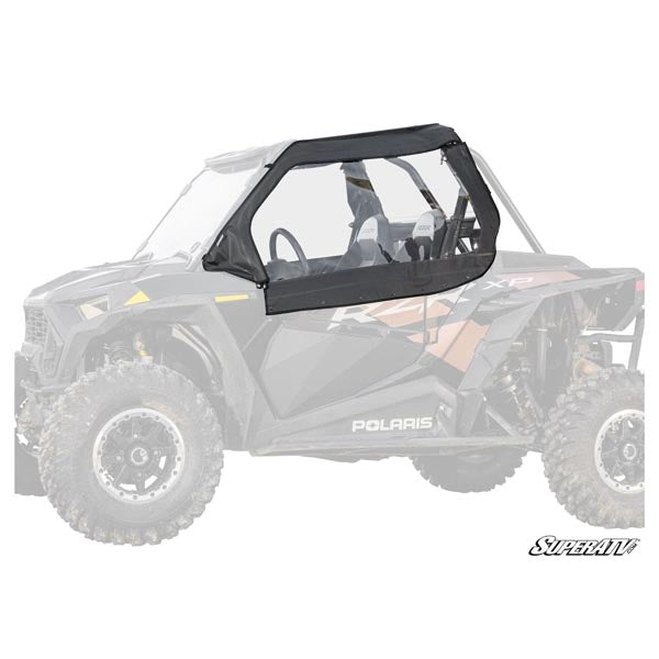 SuperATV SATV SOFT CAB ENCL W/RWS POL (SE-P-RZRXP-001-RWS-4) - Driven Powersports