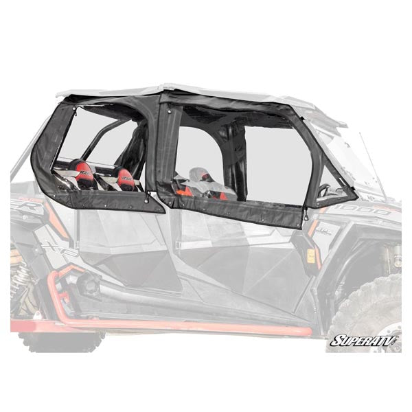 SuperATV SATV SOFT CAB ENCL W/RWS POL (SE-P-RZRXP4-001-RWS1) - Driven Powersports