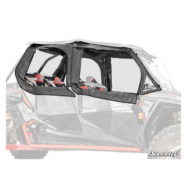 SuperATV SATV SOFT CAB ENCL W/RWS POL (SE-P-RZRXP4-001-RWS2) - Driven Powersports