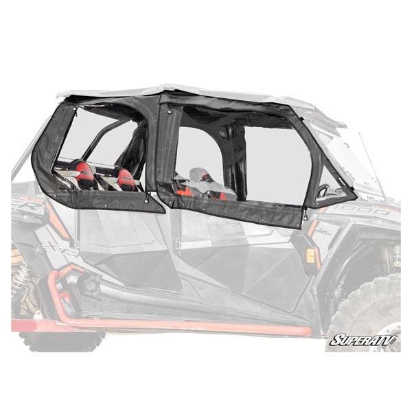 SuperATV SATV SOFT CAB ENCL W/RWS POL (SE-P-RZRXP4-001-RWS4) - Driven Powersports