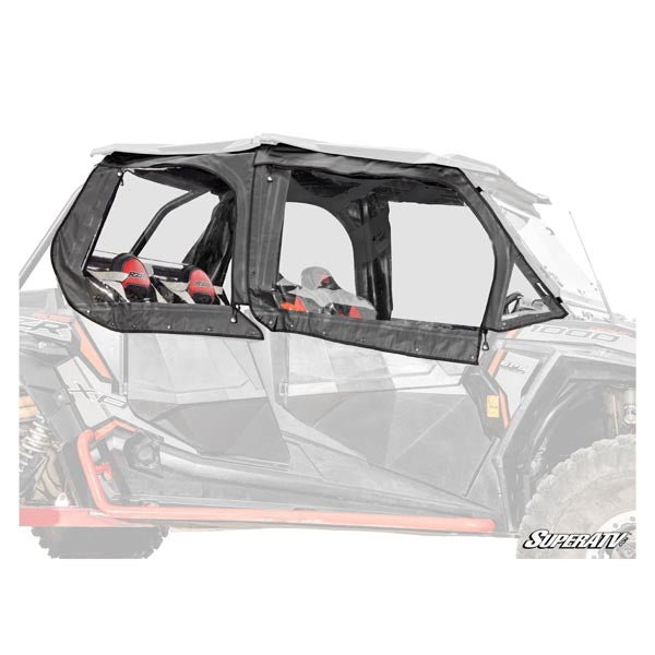 SuperATV SATV SOFT CAB ENCL W/RWS POL (SE-P-RZRXP4-001-RWS5) - Driven Powersports