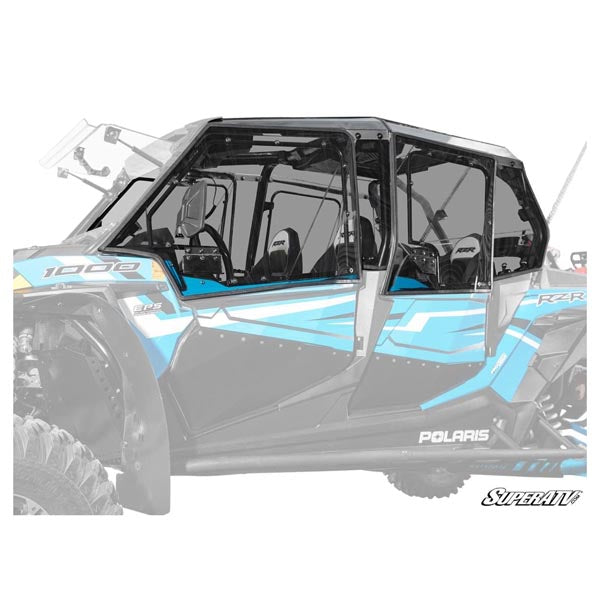 SuperATV SATV UPPER DOOR W/RWS POLARIS (DOOR-P-RZRXP4001RWS4) - Driven Powersports