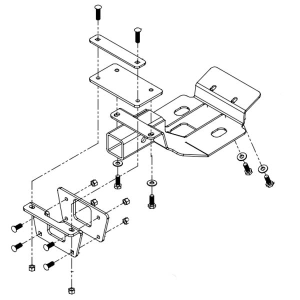 Cycle Country RECEIVER MOUNT KIT (18-2080) - Driven Powersports