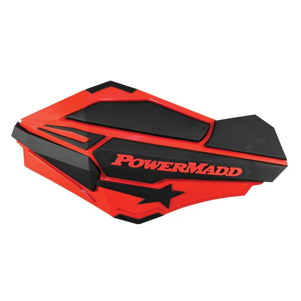 POWERMADD SENTINEL HANDGUARDS Red/Black - Driven Powersports