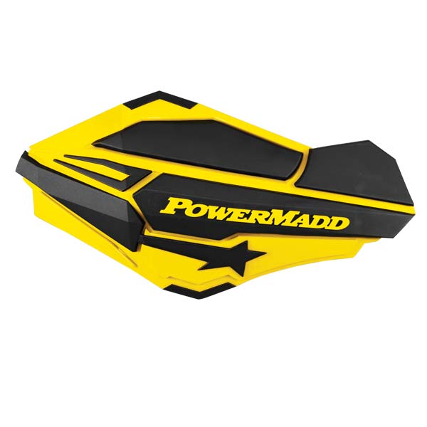 POWERMADD SENTINEL HANDGUARDS Suzuki Yellow/Black - Driven Powersports
