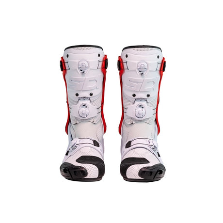 Sidi Rex Air Boots White/Red 46 - Driven Powersports