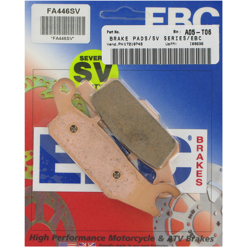 EBC FA446SV SEVERE DUTY SERIES BRAKE PAD SET Front - Driven Powersports
