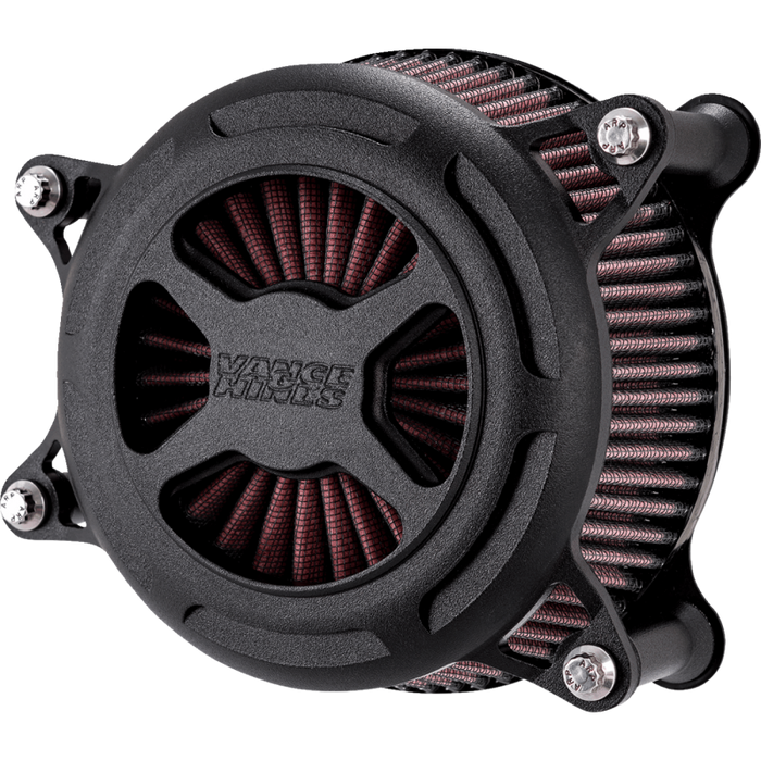 VANCE & HINES FL AIRCLEANER VO2X BWKL Front - Driven Powersports
