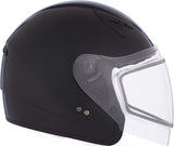 CKX VG977 Open-Face Helmet, Winter Solid Double Black 3XL Double Shield - Driven Powersports