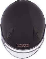 CKX VG977 Open-Face Helmet, Winter Solid Double Black 3XL Double Shield - Driven Powersports