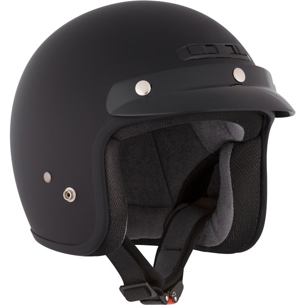 CKX VG300 Open-Face Helmet - Youth Solid Black Matte XL - Driven Powersports