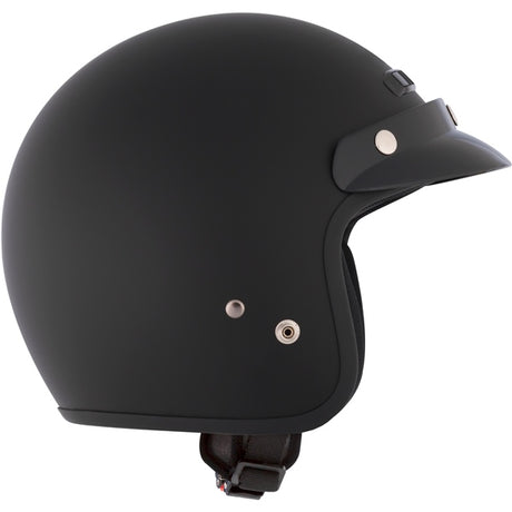 CKX VG300 Open-Face Helmet - Youth Solid Black Matte XL - Driven Powersports