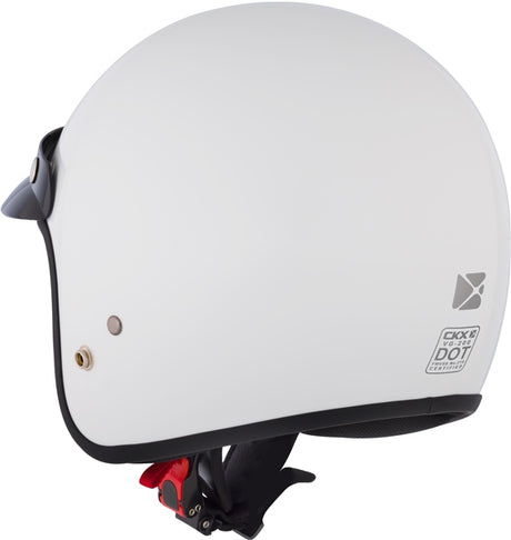 CKX VG200 Open-Face Helmet Solid White 2XS - Driven Powersports