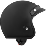 CKX VG300 Open-Face Helmet - Youth Solid Matte Black S-M No Shield - Driven Powersports