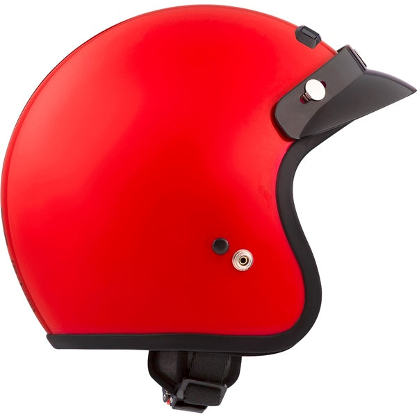 CKX VG300 Open-Face Helmet - Youth Solid Red L-XL No Shield - Driven Powersports