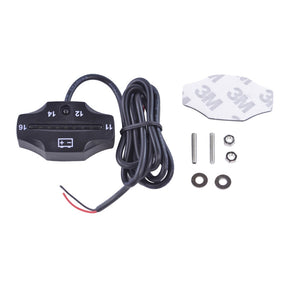 RMS UNIVERSAL BATTERY VOLT METER WITH DIGITAL DISPLAY AND WATERPROOF CASE 11V-16V - Driven Powersports