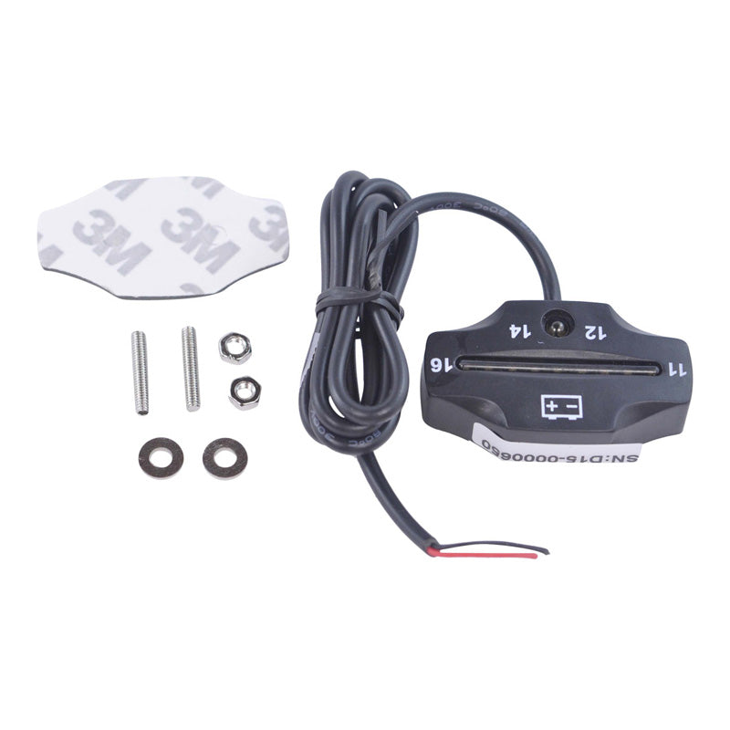 RMS UNIVERSAL BATTERY VOLT METER WITH DIGITAL DISPLAY AND WATERPROOF CASE 11V-16V - Driven Powersports