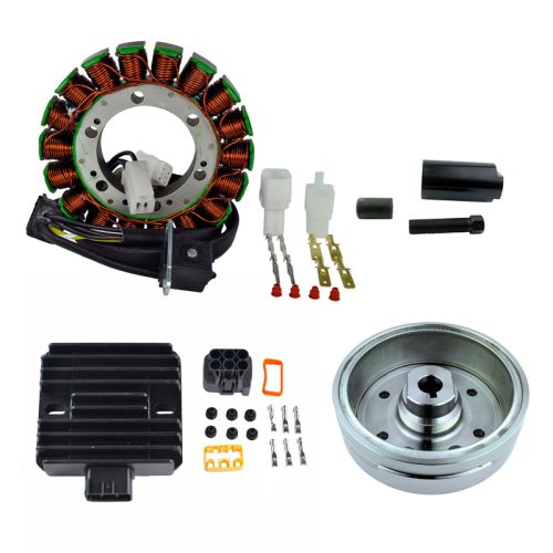 RMS Kit Improved Flywheel + Flywheel Puller + Stator + Voltage Regulator Rectifier (Suzuki)