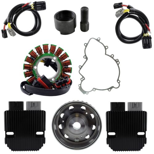 RMS Revolt Voltage Regulator + Splyt Stator + Flywheel + Gasket (Polaris)