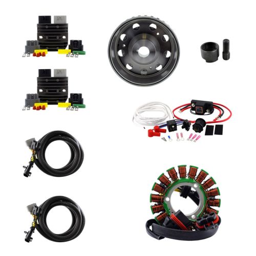 RMS 900W Splyt Stator + Regulator + Dual Battery Isolator + Flywheel + Puller (Polaris)