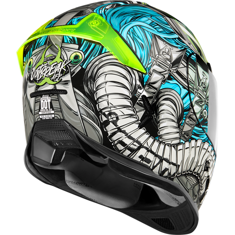 ICON HLMT AFP OUTBREAK Blue Back - Driven Powersports